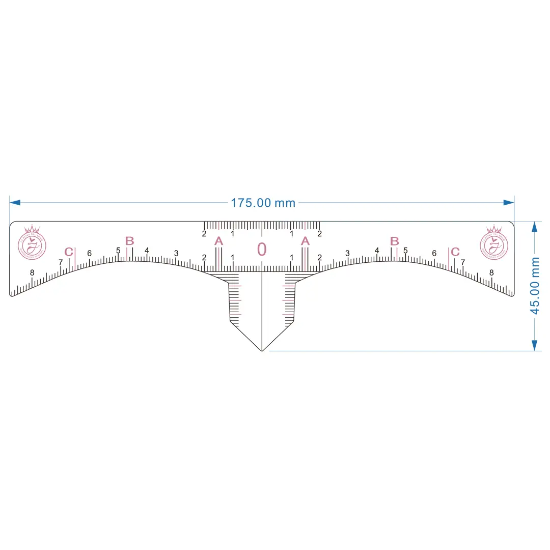 Precise Mapping Rulers 50PCS / Pack